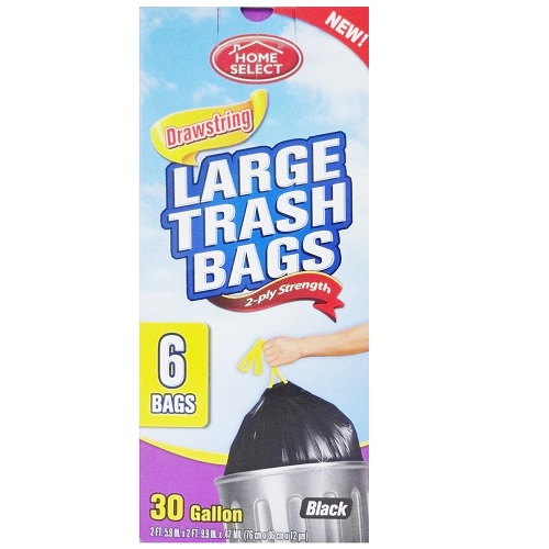 H-E-B Texas Tough Large Multipurpose Flap Tie Trash Bags, 33 Gallon - Shop Trash  Bags at H-E-B
