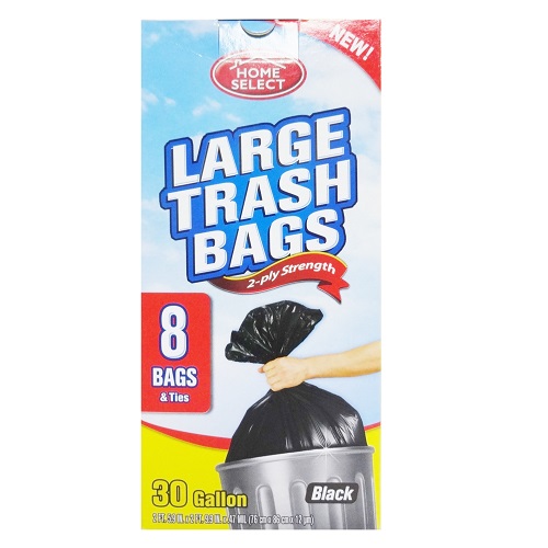 Glad Small Trash Bags 4 Gallon Twist Tie Value Pack - White - 60ct