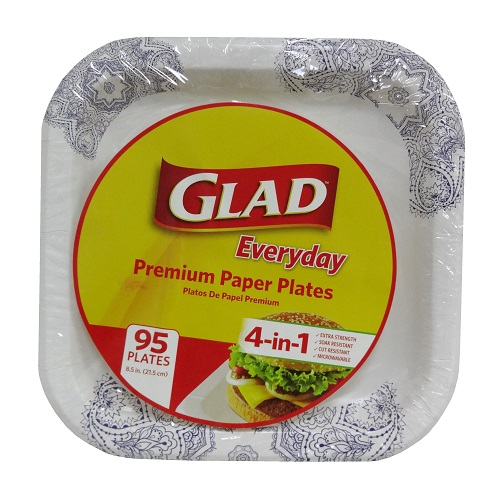 glad paper plates